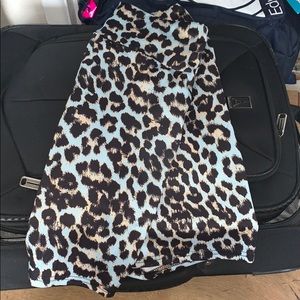 cheetah biker shorts